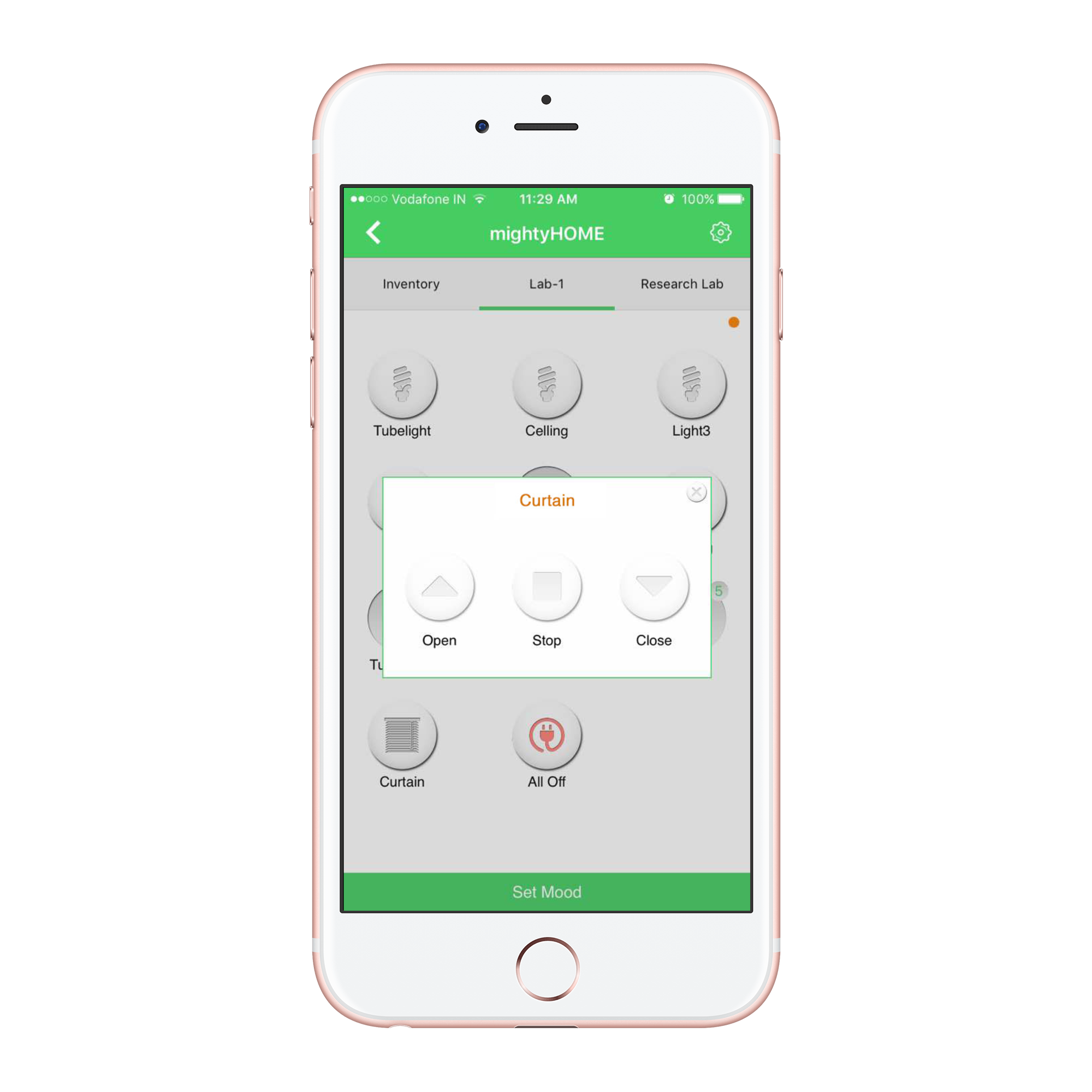 mightyhome curtain app
